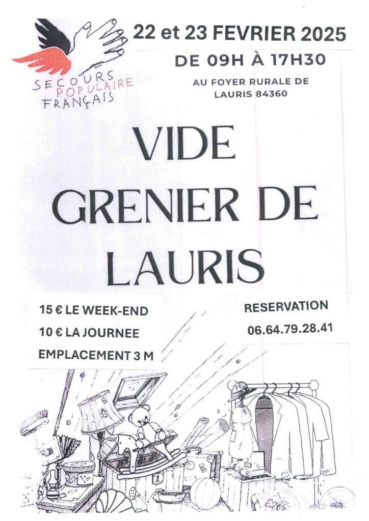 VIDE-GRENIER DU SECOURS POPULAIRE